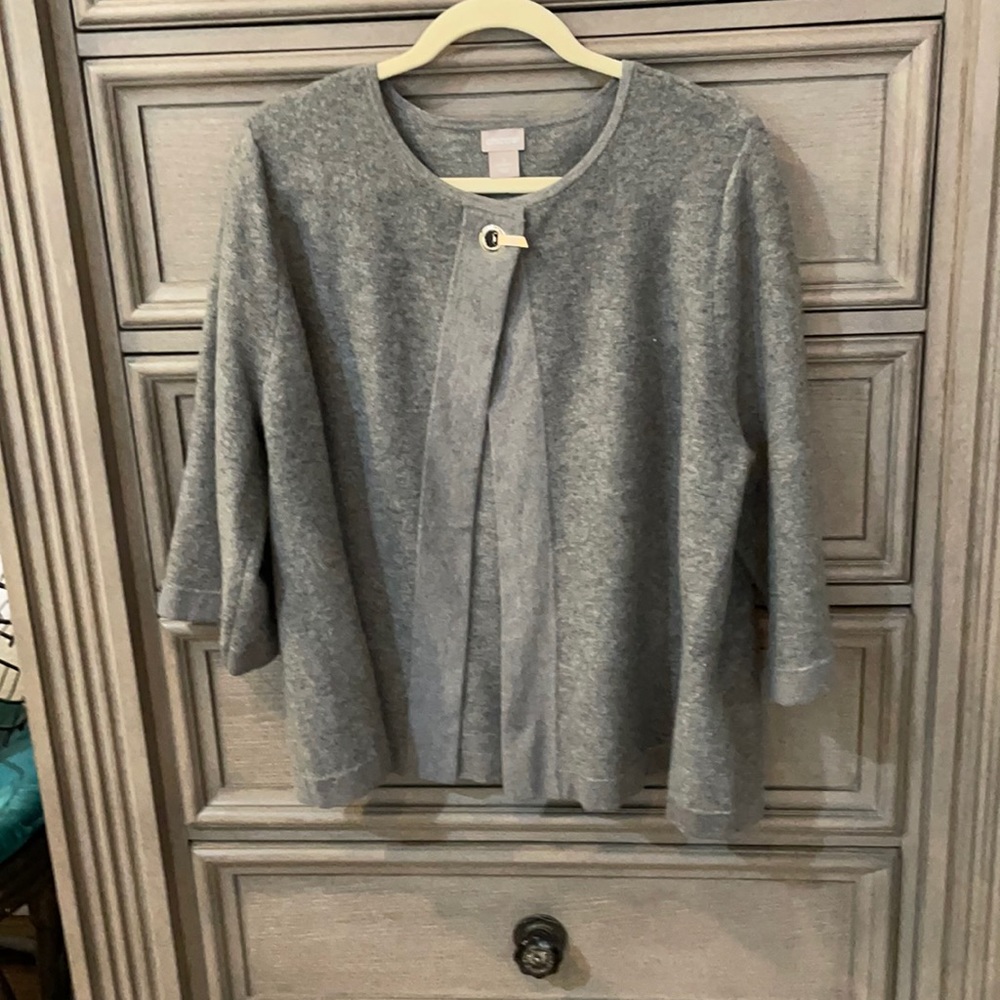 CHICO’S SWEATER JACKET